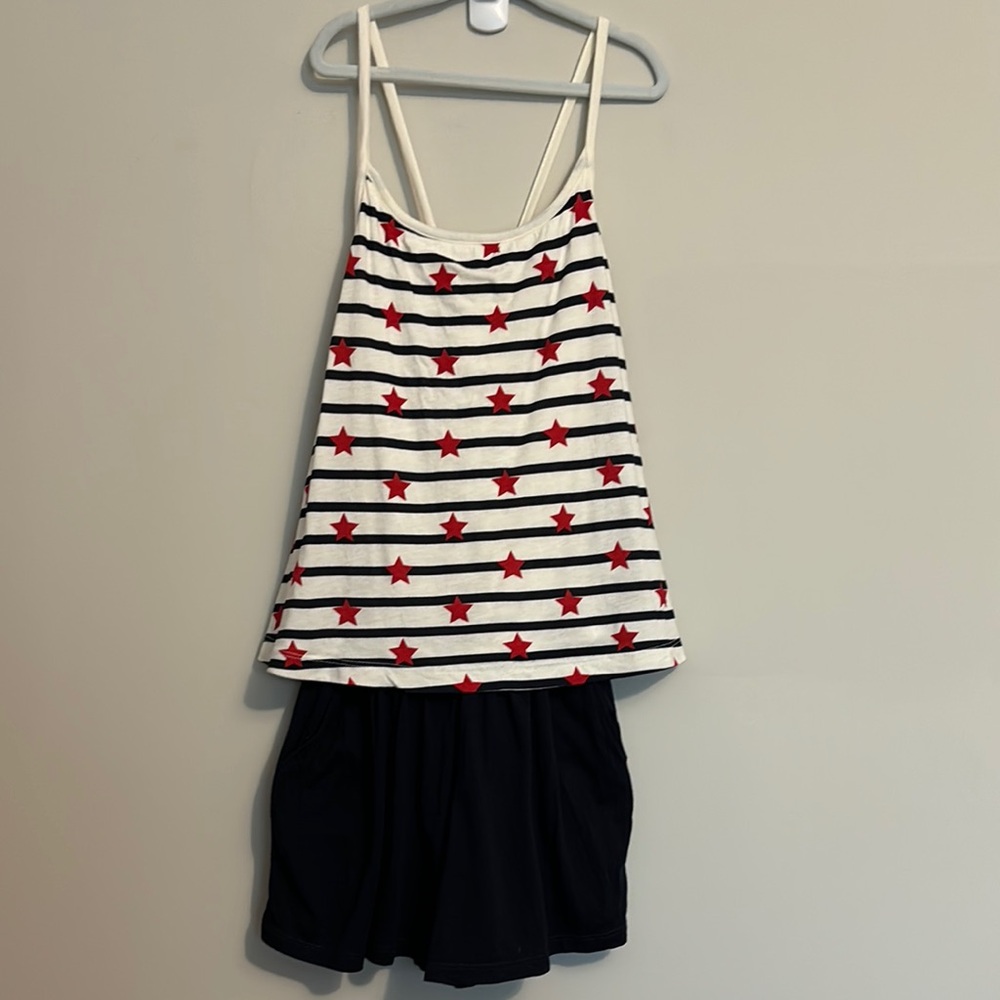 GAP Red and Blue 4th of July Shorts Outfit L Large 10